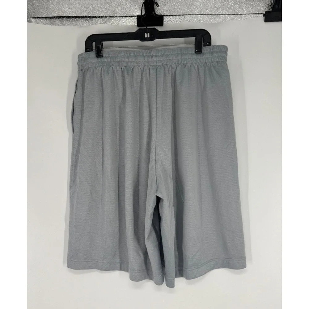 Jordan Dri Fit Athletic Basketball AJ XI Shorts Mens 2XL Jumpman Grey 658514-012